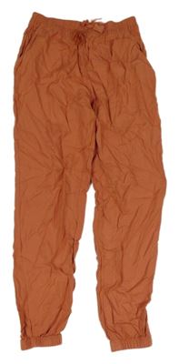Tehlové ľahké nohavice H&M
