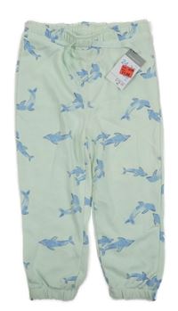 Nové - světlemodré tepláky s delfíny Primark