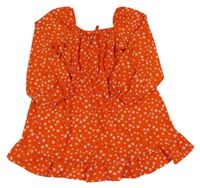 Červené kvetované ľahké šaty Primark