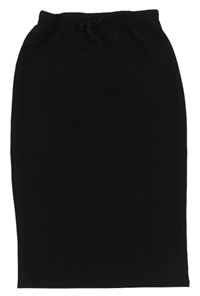 Čierna púzdrová sukňa Shein