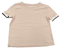 Světlerůžové crop tričko H&M