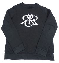 Čierna mikina s logom River Island