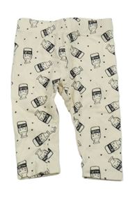 Smetanové legíny s lahvemi 