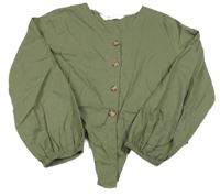 Khaki crop halenka H&M