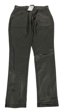 Nové - Černé lesklé legíny Primark