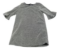 Strieborné trblietavé šaty Little kids