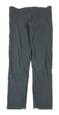 Antracitové rebrované legíny M&S