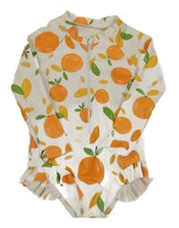Bílo-oranžové UV body s citrusy 