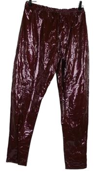 Dámské karmínové latexové tregíny