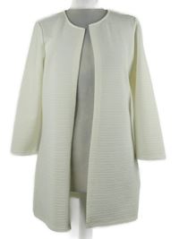 Dámský smetanový žebrovaný kabátový cardigán Only 