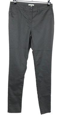 Dámske sivé skinny nohavice Kaliko