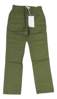 Khaki plátěné chino kalhoty Name it