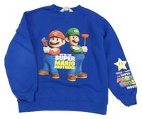Modrá mikina se Super Mario H&M