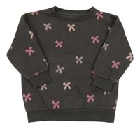 Sivá mikina s mašľami F&F