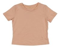 Lososové športové crop tričko H&M