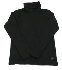 Čierny rebrovaný rolák Pomp de Lux