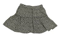 Čierno-smotanová kockovaná sukňa Matalan