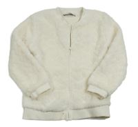 Smotanová kožušinová podšitá bunda C&A