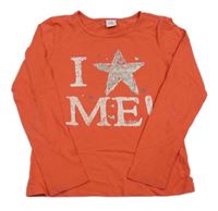 Oranžové triko s hvězdou S. Oliver