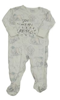 Biely overal s Dumbem Disney