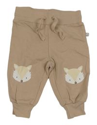 Béžové tepláky s liškami Liegelind