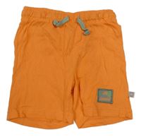 Oranžové bavlnené kraťasy s nášivkou Liegelind