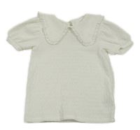 Biela mačkaná blúzka Next