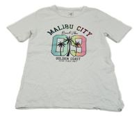 Bílé tričko s nápisem a číslem C&A