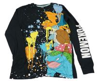 Černo-barevné triko - Pokémon Next