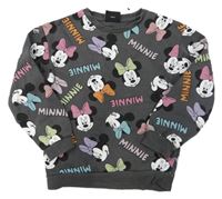 Tmavosivá mikina s Minnie Disney