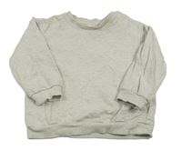 Béžová melírovaná mikina