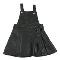 Čierne koženkové na traké šaty Primark