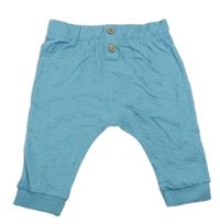 Modré tepláky s gombíky Nutmeg