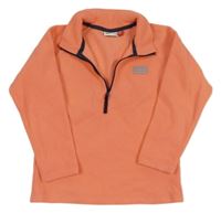 Lososová fleecová mikina so stojačikom Lego