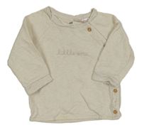 Béžová prepínaci mikina s nápisom H&M