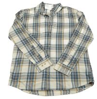 Nové - Modro-béžovo-oranžová kostkovaná košile H&M