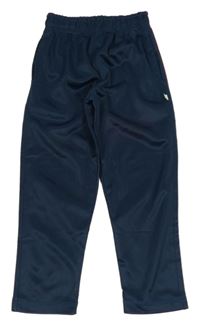 Petrolejové sportovní kalhoty s proužky