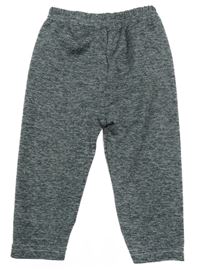 Sivé melírované športové legíny