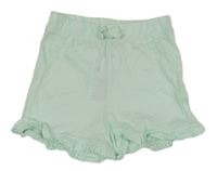 Svetlozelené bavlnené kraťasy Ergee