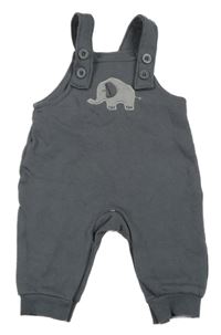 Šedé laclové tepláky se slonem Liegelind