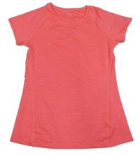 Neonově růžové melírované sportovní tričko H&M