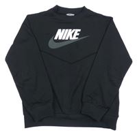 Černá mikina s logem Nike
