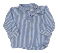 Modro-biela pruhovaná košeľa Zara