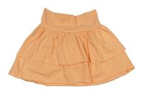 Svetlooranžová vrstvená sukňa H&M