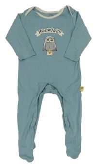 Světlemodrošedo-bílý overal s Hedwigou - Harry Potter M&S