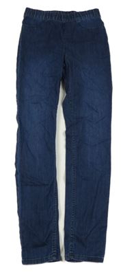 Tmavomodré rifľové džegíny H&M