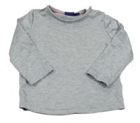 Šedé melírované thermo mikinotriko lupilu