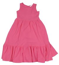 Kriklavoě ružové vzorované šaty PRIMARK