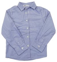 Modro-bílá pruhovaná košile H&M