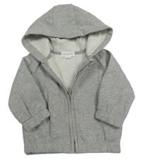 Sivá melírovaná prepínaci mikina s kapucňou Primark